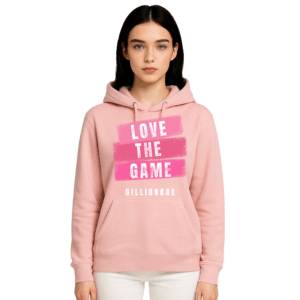 Love The Game - Pink Hoodie